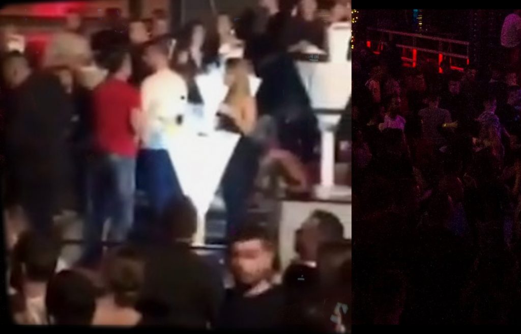 Djemtë e Babasit dhe Doshit sherr ne lokal natën e vitit të ri