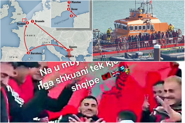 “Brenda rrjetit të trafikantëve shqiptarë”/ Investigimi i medias britanike: Kalimin në La Mansh e bëjnë kurdët! Fotografojnë çdo emigrant, kush nuk paguan lekët rrezikon të…