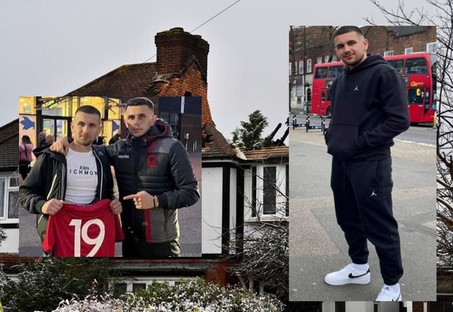 Vdes në mënyrë tragjike i riu shqiptar në Britani, vëllai i mesfushorit u asfiksua brenda shtëpisë së barit, banesa mori flakë