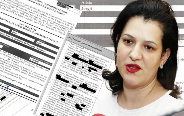 Formulari i deklarimit të pasurisë së Alda Klosit në ILDKPKI