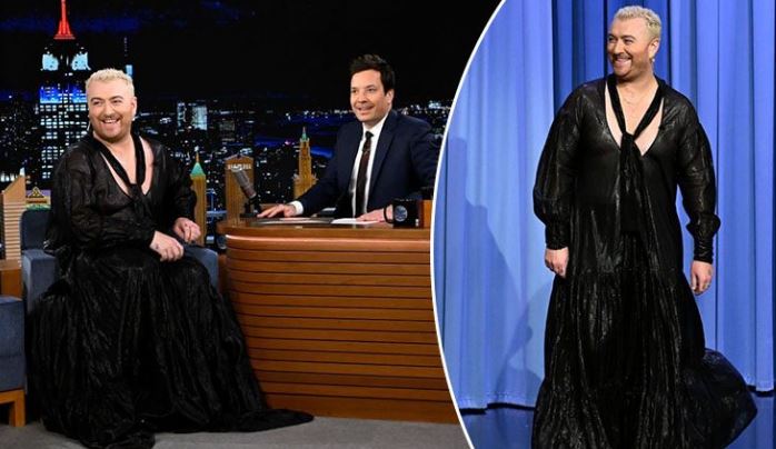 Sam Smith shokon publikun, shkon me fustan në emisionin e Jimmy Fallon