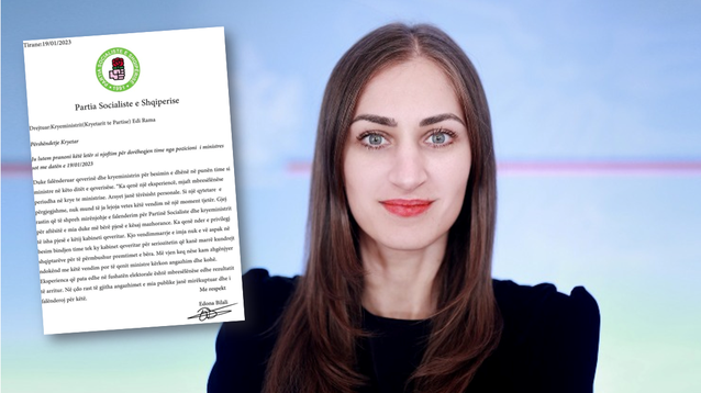 Dorëhiqet nga detyra Edona Bilali? Letra drejtuar Ramës që qarkullon në rrjet: Të qenit ministre kërkon angazhim