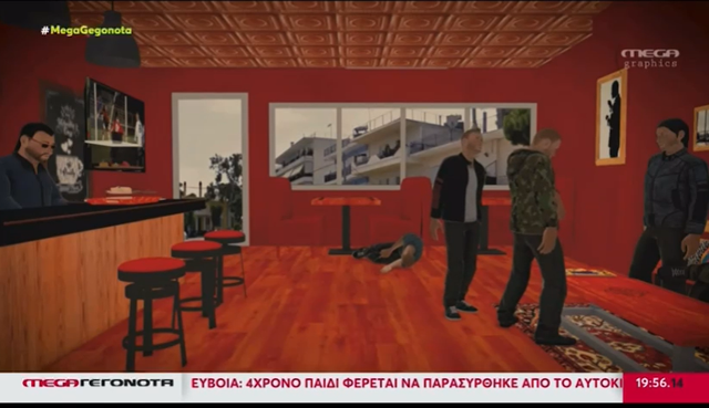 SKEMA 3D – Si u vra shqiptari nga dy bandat brenda lokalit!