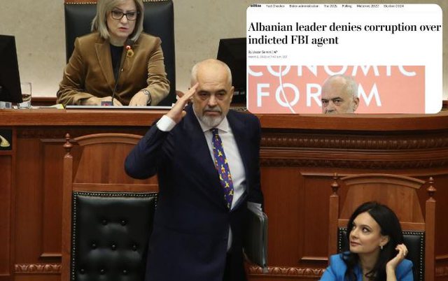 “Kryeministri shqiptar mohon korrupsionin mbi agjentin e akuzuar të FBI-së”, Washington Post shkruan për interpelancën 45′ të Ramës