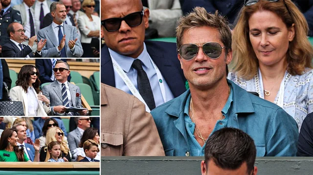 Finalja e bujshme e tenisit, ja cilët të famshëm morën pjesë në Wimbledon (FOTOT)